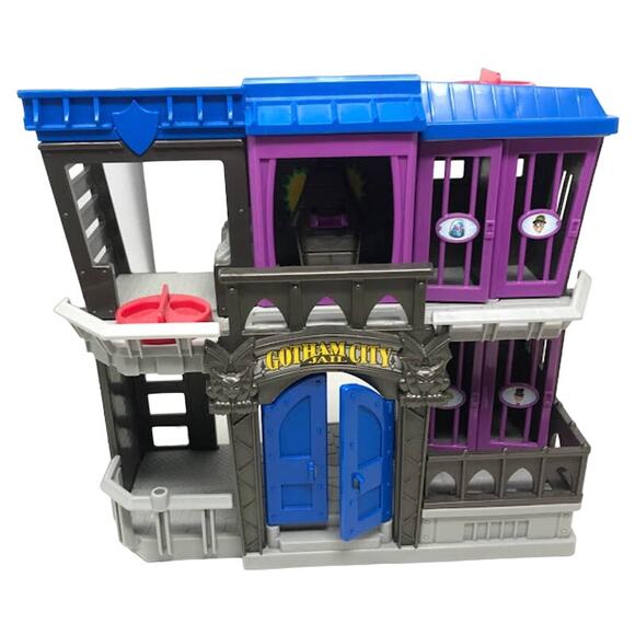 Imaginext DC COMICS Batman GOTHAM CITY JAIL Toy Play Set Diorama 2012 Mattel - Picture 1 of 4